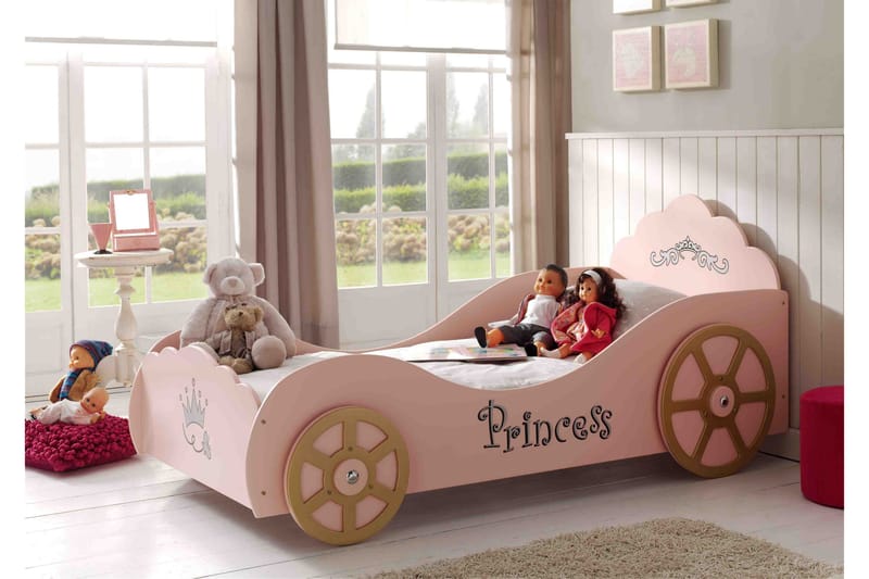 Bilsäng Prippel Prinsessa - Rosa - Möbler - Barnmöbler - Barnsäng & juniorsäng