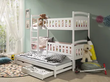 Blankana Våningssäng Två Liggplatser 90x200 cm - Beige - Möbler - Barnmöbler - Barnsäng & juniorsäng - Våningssäng barn