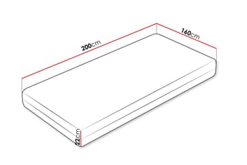 Bortan Resårmadrass 160x200 cm - Vit - Möbler - Barnmöbler - Barnsäng & juniorsäng - Resårbotten barn & barn madrasser