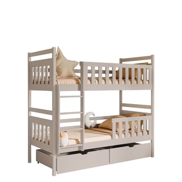 Bridgeorth Våningssäng Två Liggplatser 90x200 cm - Beige - Möbler - Barnmöbler - Barnsäng & juniorsäng - Loftsäng barn