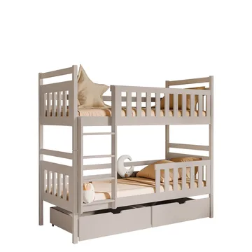 Bridgeorth Våningssäng Två Liggplatser 90x200 cm - Beige - Möbler - Barnmöbler - Barnsäng & juniorsäng - Våningssäng barn