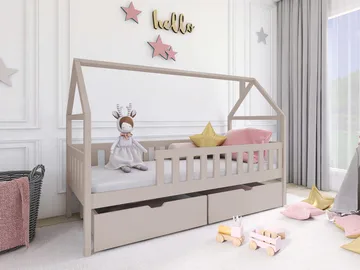 Claven Hussäng 86x188 cm - Beige - Möbler - Barnmöbler - Barnsäng & juniorsäng - Hussäng