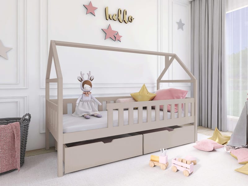 Claven Hussäng 86x208 cm - Beige - Möbler - Barnmöbler - Barnsäng & juniorsäng - Hussäng