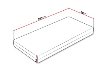 Efrain Resårmadrass 80x200 cm - Vit - Möbler - Barnmöbler - Barnsäng & juniorsäng - Resårbotten barn & barn madrasser
