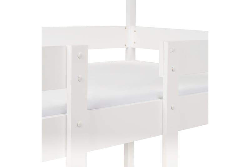Fallon Våningss äng Två Liggplatser 90x200 - Vit - Möbler - Barnmöbler - Barnsäng & juniorsäng - Loftsäng barn