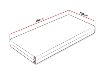Garbo Resårmadrass 120x200 cm - Vit - Möbler - Barnmöbler - Barnsäng & juniorsäng - Resårbotten barn & barn madrasser
