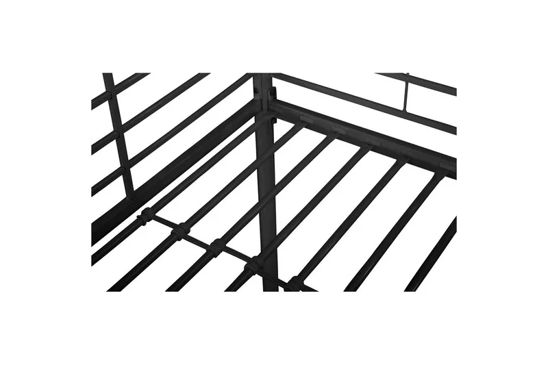 Hög säng Clove Svart - Svart - Möbler - Barnmöbler - Barnsäng & juniorsäng - Våningssäng barn