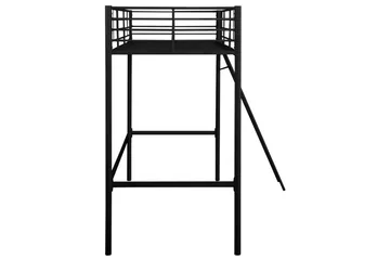 Hög säng Clove Svart - Svart - Möbler - Barnmöbler - Barnsäng & juniorsäng - Våningssäng barn