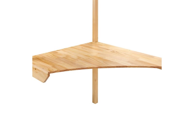 Högsäng med skrivbord Loury - Ljus trä - Möbler - Barnmöbler - Barnsäng & juniorsäng - Våningssäng barn
