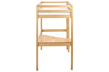 Högsäng med skrivbord Loury - Ljus trä - Möbler - Barnmöbler - Barnsäng & juniorsäng - Våningssäng barn