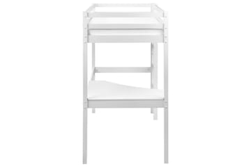 Högsäng med skrivbord Loury - Vit - Möbler - Barnmöbler - Barnsäng & juniorsäng - Loftsäng barn