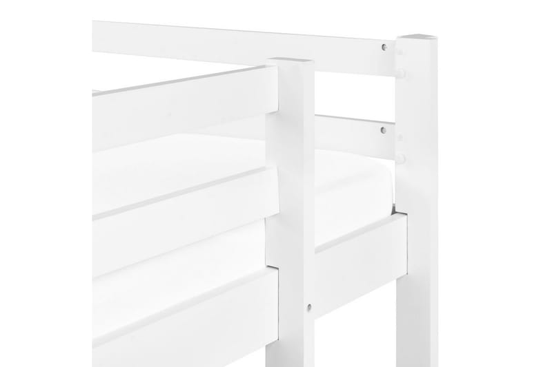 Högsäng med skrivbord Loury - Vit - Möbler - Barnmöbler - Barnsäng & juniorsäng - Loftsäng barn