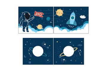 Halvhög Säng med gardin och rutschkana Pino Naturlig, Rymdfärja - Naturlig, Rymdfärja - Möbler - Barnmöbler - Barnsäng & juniorsäng - Loftsäng barn