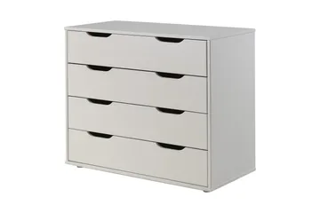 Halvhög Säng med stege Scott matchande skrivbord, en bokhylla och en byrå med 3 lådor - Möbler - Barnmöbler - Barnsäng & juniorsäng - Loftsäng barn