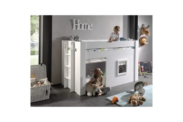 Halvhöjdssäng med Gardiner Noah - Möbler - Barnmöbler - Barnsäng & juniorsäng - Hussäng