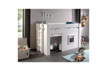 Halvhöjdssäng med Gardiner Noah - Möbler - Barnmöbler - Barnsäng & juniorsäng - Hussäng