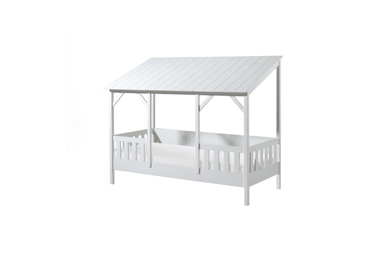 Housebed Hussäng 105x214 cm - Vit - Möbler - Barnmöbler - Barnsäng & juniorsäng - Hussäng