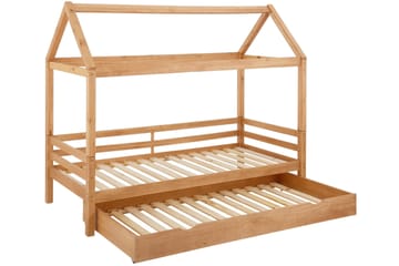 Hussäng Jarros med Hussänghimmel - Natur - Möbler - Barnmöbler - Barnsäng & juniorsäng - Hussäng