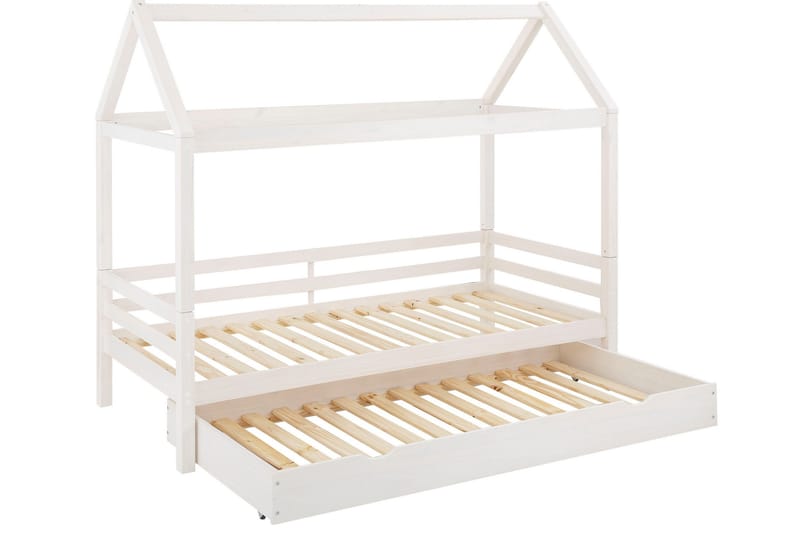 Hussäng Jarros med Hussänghimmel - Vit - Möbler - Barnmöbler - Barnsäng & juniorsäng - Hussäng