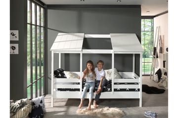 Hussäng Lasjö 214 cm - Vit - Möbler - Barnmöbler - Barnsäng & juniorsäng - Hussäng