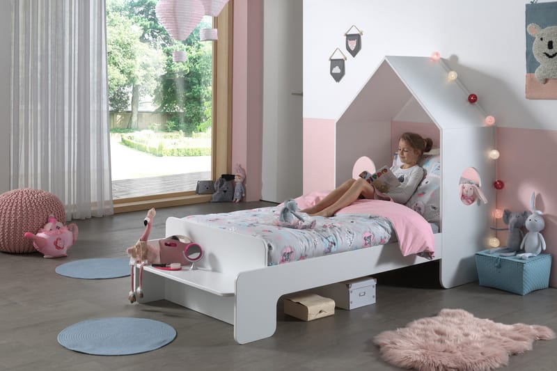 Hussäng Rudeklint 90x140 cm - Vit - Möbler - Barnmöbler - Barnsäng & juniorsäng - Hussäng