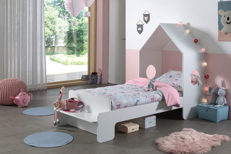 Hussäng Rudeklint 90x140 cm - Vit - Möbler - Barnmöbler - Barnsäng & juniorsäng - Hussäng