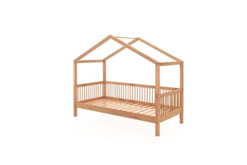 Hussäng med låda och säkerhetsräcke Forrest Ek - Ek - Möbler - Barnmöbler - Barnsäng & juniorsäng - Hussäng