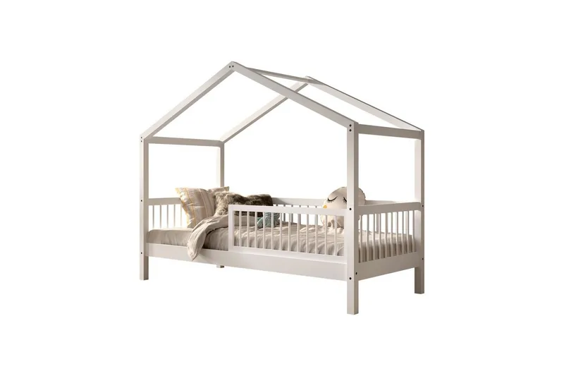 Hussäng med säkerhetsräcke Forrest Vit, Vit