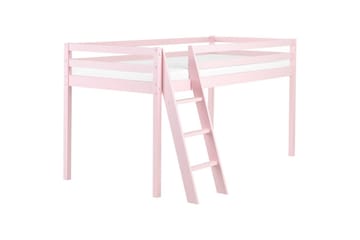 Låg våningssäng Ascoux - Rosa - Möbler - Barnmöbler - Barnsäng & juniorsäng - Loftsäng barn