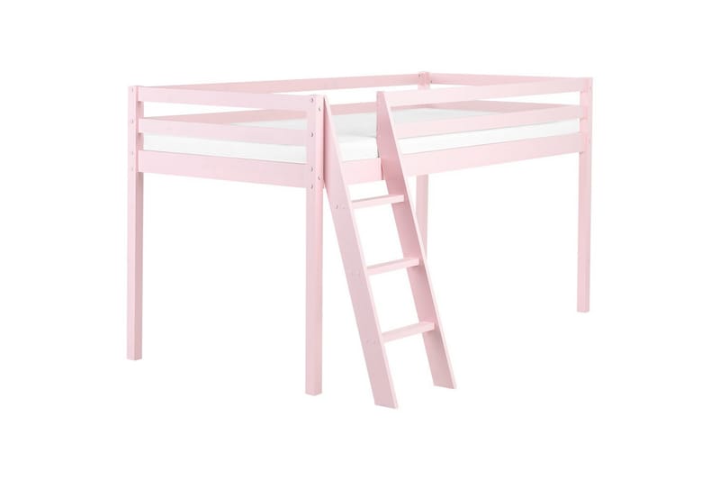 Låg våningssäng Ascoux - Rosa - Möbler - Barnmöbler - Barnsäng & juniorsäng - Loftsäng barn