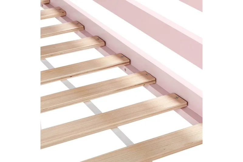 Låg våningssäng Ascoux - Rosa - Möbler - Barnmöbler - Barnsäng & juniorsäng - Våningssäng barn