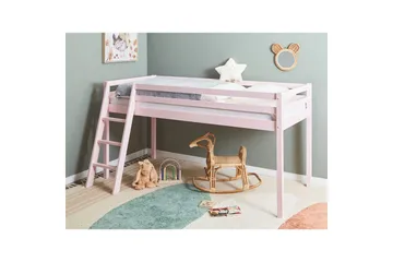 Låg våningssäng Ascoux - Rosa - Möbler - Barnmöbler - Barnsäng & juniorsäng - Våningssäng barn
