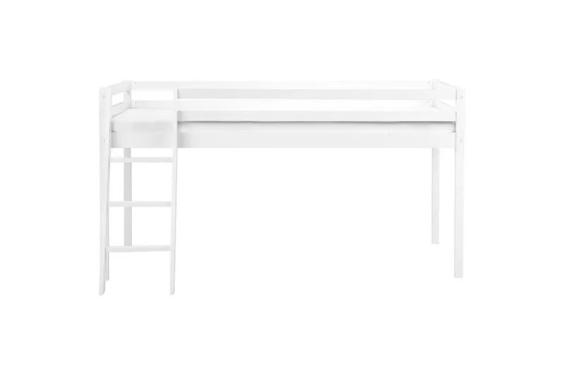 Låg våningssäng Ascoux - Vit - Möbler - Barnmöbler - Barnsäng & juniorsäng - Loftsäng barn