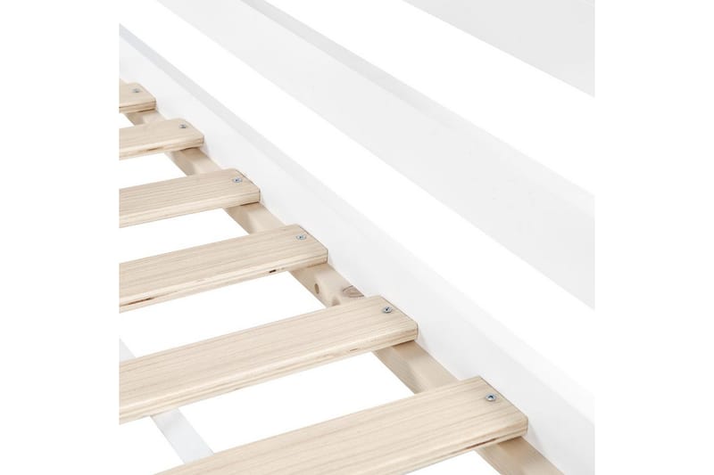 Låg våningssäng Ascoux - Vit - Möbler - Barnmöbler - Barnsäng & juniorsäng - Våningssäng barn