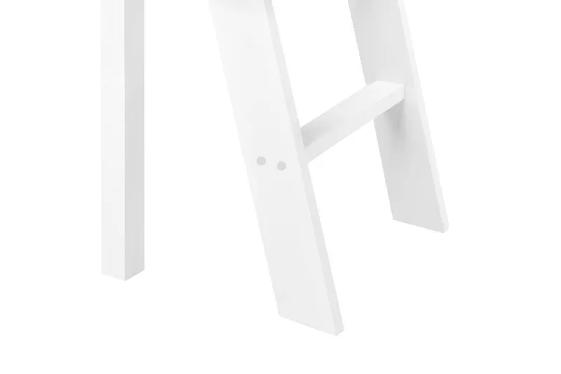 Låg våningssäng Ascoux - Vit - Möbler - Barnmöbler - Barnsäng & juniorsäng - Loftsäng barn