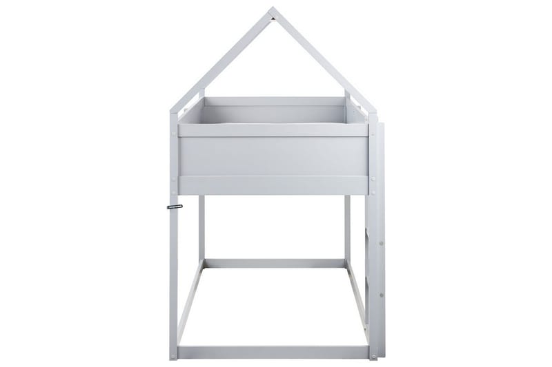 Låg våningssäng Dienne - Grå - Möbler - Barnmöbler - Barnsäng & juniorsäng - Loftsäng barn