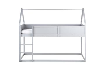 Låg våningssäng Dienne - Grå - Möbler - Barnmöbler - Barnsäng & juniorsäng - Loftsäng barn