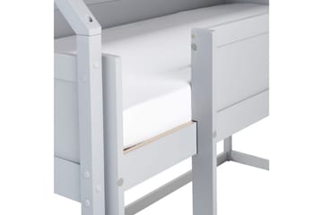 Låg våningssäng Dienne - Grå - Möbler - Barnmöbler - Barnsäng & juniorsäng - Loftsäng barn