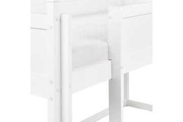 Låg våningssäng Dienne - Vit - Möbler - Barnmöbler - Barnsäng & juniorsäng - Loftsäng barn