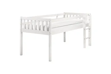 Låg våningssäng Peipin - Vit - Möbler - Barnmöbler - Barnsäng & juniorsäng - Loftsäng barn