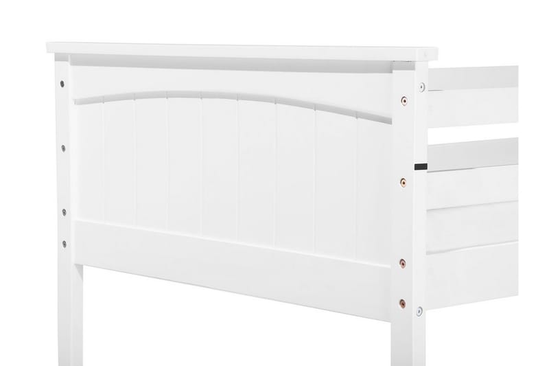 Våningssäng Radon 90x200 cm - Vit - Möbler - Barnmöbler - Barnsäng & juniorsäng - Loftsäng barn