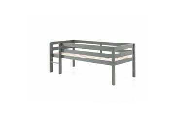 Mellanhög säng med stege och lådor Pino Grå, Set om 3, Med hänghylla - Grå, Set om 3, Med hänghylla - Möbler - Barnmöbler - Barnsäng & juniorsäng - Loftsäng barn
