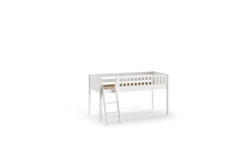 Mellanstegsäng med stege och matchande textilset (lekgardin och tunnel) Scott Astro - Astro - Möbler - Barnmöbler - Barnsäng & juniorsäng - Loftsäng barn