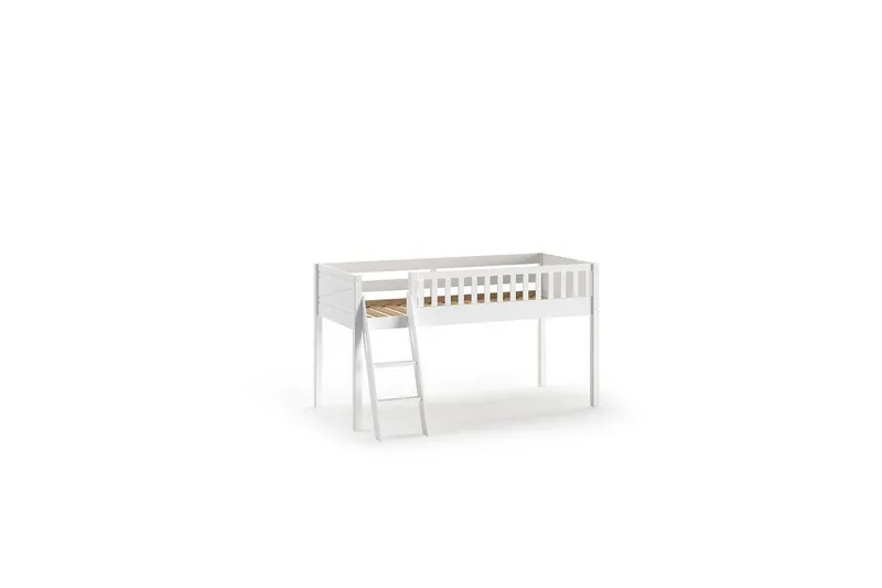 Mellanstegsäng med stege och matchande textilset (lekgardin) Scott Husdjursaffär, Djurbutik - Husdjursaffär, Djurbutik - Möbler - Barnmöbler - Barnsäng & juniorsäng - Loftsäng barn