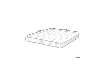 Resårgelmadrass Pleasant 140x200 cm, Fast - 140x200 cm, Fast - Möbler - Barnmöbler - Barnsäng & juniorsäng - Resårbotten barn & barn madrasser