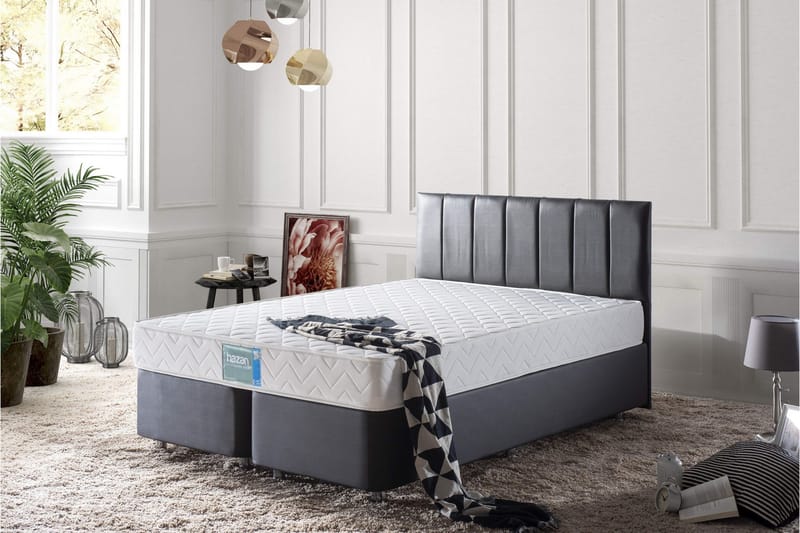 Resårmadrass 90x200 cm - Vit - Möbler - Säng - Madrass - Resårmadrass & resårbotten