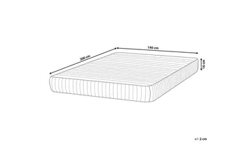 Resårmadrass Delightful 140x200 cm - 140x200 cm - Möbler - Barnmöbler - Barnsäng & juniorsäng - Resårbotten barn & barn madrasser