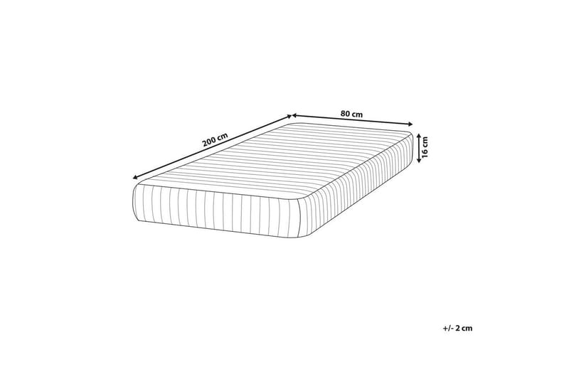 Resårmadrass Delightful 80x200 cm - 80x200 cm - Möbler - Barnmöbler - Barnsäng & juniorsäng - Resårbotten barn & barn madrasser