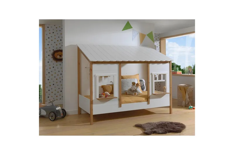 Säng Hussäng Brun - Brun - Möbler - Barnmöbler - Barnsäng & juniorsäng - Hussäng