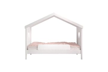 Säng med fallskydd Amori Vit - Möbler - Barnmöbler - Barnsäng & juniorsäng - Hussäng